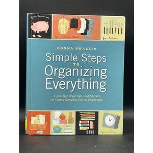 Simple Steps To Organize Everything Donna Smallin Organizing Book L 9.375 Inches